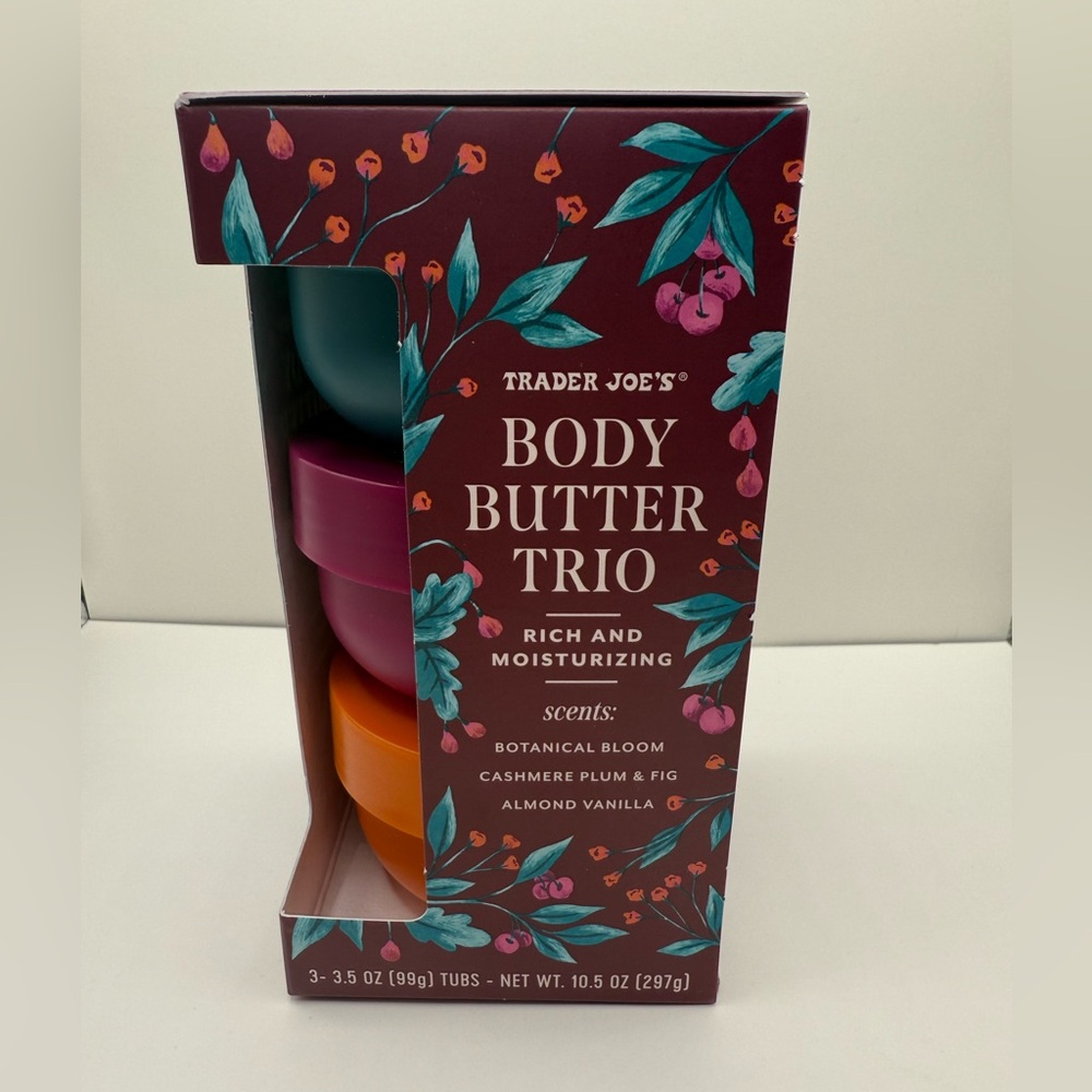 Trader Joe’s Body Butter Trio: BRAND NEW: Limited edition
